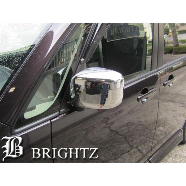 ブライツ BRIGHTZ ルークス ML21S メッキドアミラーカバー Aタイプ