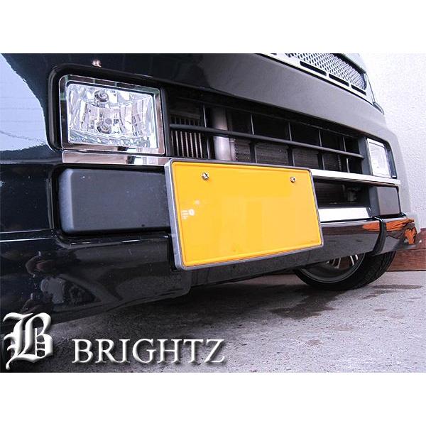 BRIGHTZ エブリイワゴン DA64Ｗ 超鏡面ステンレスメッキフロントロア