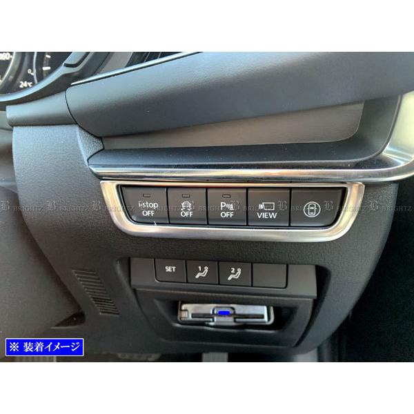 BRIGHTZ MAZDA3�t�@�X�g�o�b�N BP �X�e�����X���S���s�@�\�X�C�b�`�����O �T�e���V���o�[ INT�|ETC�|401