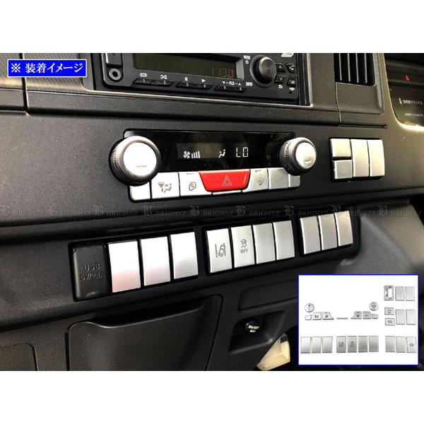 ブライツ BRIGHTZ タイタン メッキインパネスイッチカバー サテン