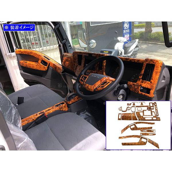 ブライツ BRIGHTZ いすゞ 23エルフ インテリアパネルセット 25PC