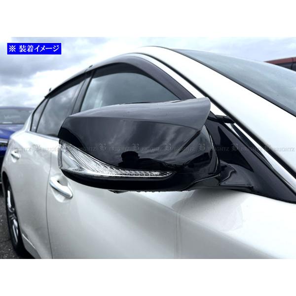 ブライツ(車) BRIGHTZ スカイライン V37 ドアミラーカバー 黒