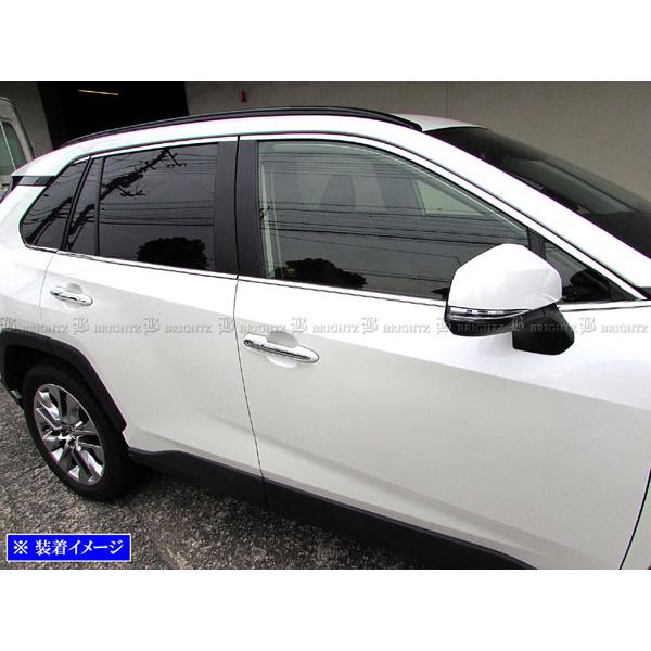 ブライツ(車) BRIGHTZ RAV4 52 54 超鏡面ステンレスメッキウィンドウ