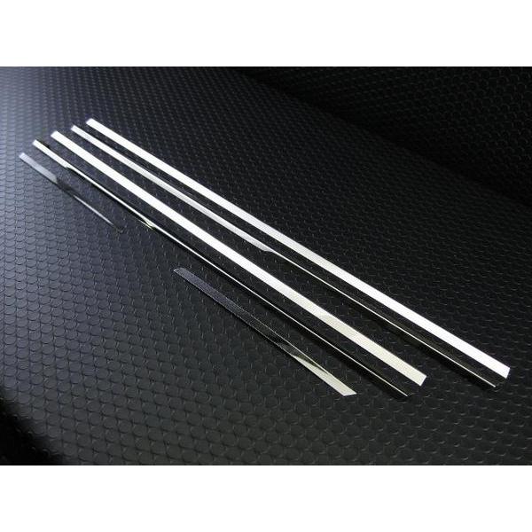 ダイハツ　タント　L350 S ドア水切りモール　インナー　アウター　一台分 ブライツ BRIGHTZ タントカスタム L350S L360S 超鏡面クロームメッキ