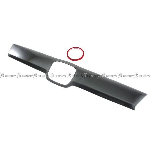 BRIGHTZ N-BOXカスタム JF3 JF4 前期 スモークフロントグリルカバー フロント ガーニッシュ ラジエーター ベゼル パネル GRI−COV−M−006