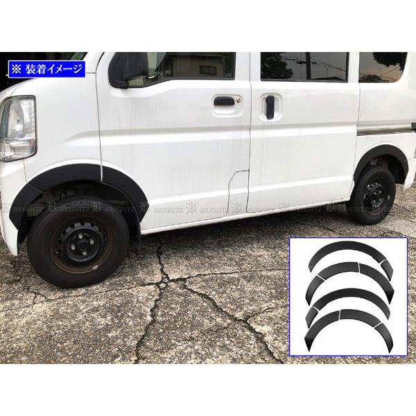 ブライツ BRIGHTZ NV100クリッパーバン DR17V オーバーフェンダー 黒