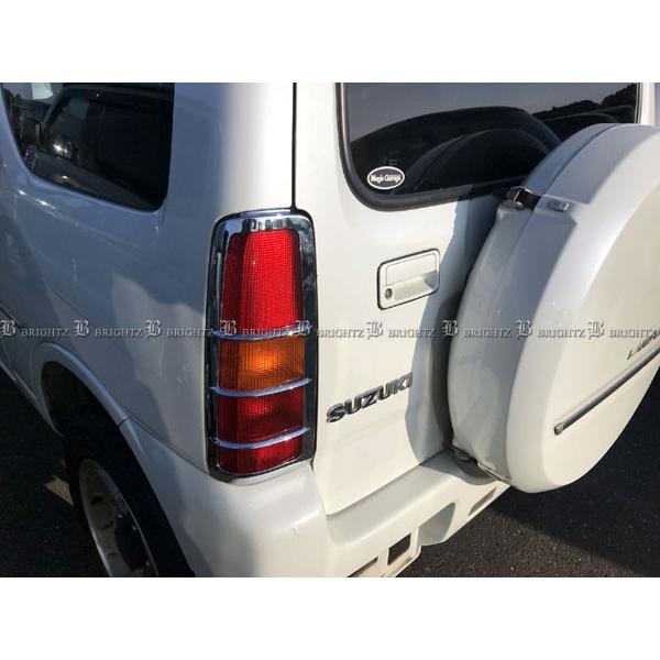 ブライツ BRIGHTZ ジムニー JB23W メッキテールライトリング TAIL−083