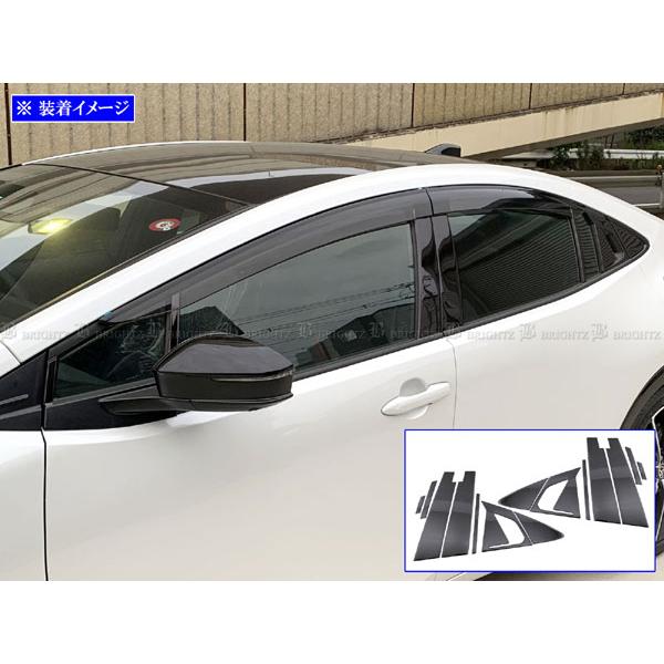 ブライツ BRIGHTZ プリウス 60 61 65 超鏡面ステンレスブラックメッキ