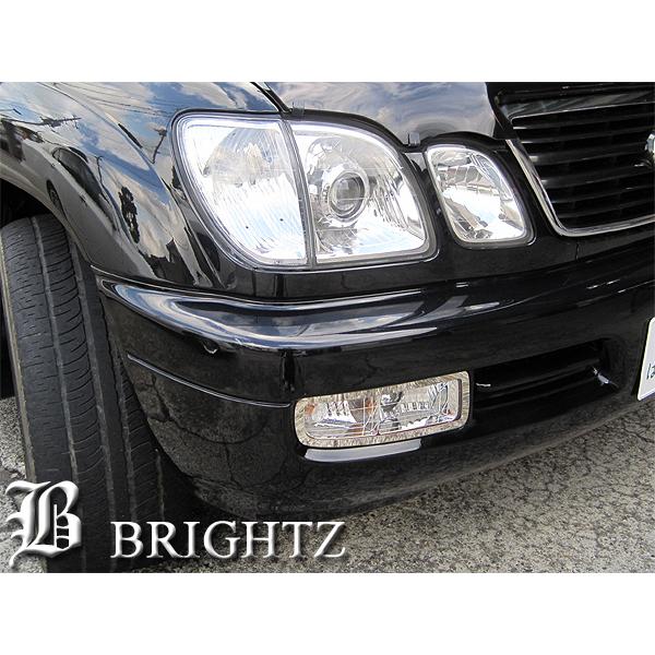 レクサス LX470 100系 メッキ フォグ ライト ランプ カバー 2PC FOG−COV−194