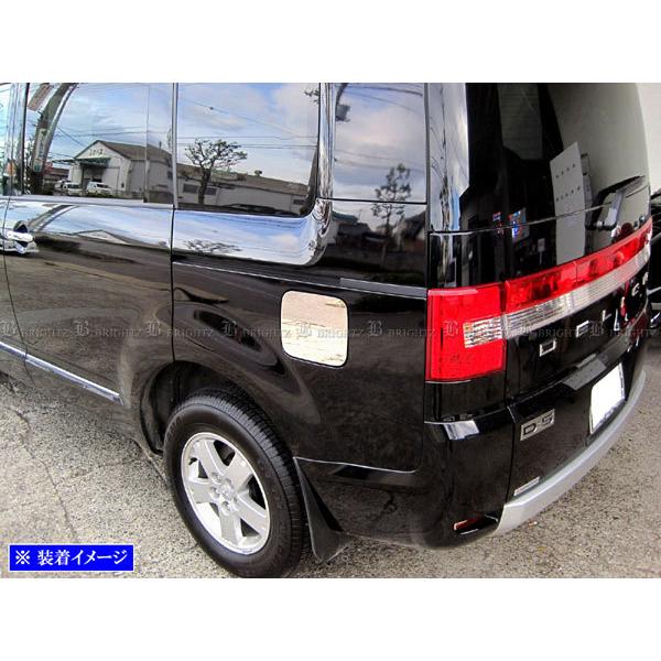 自動車 デリカD5 給油口カバー KADDIS ブラック DIESEL