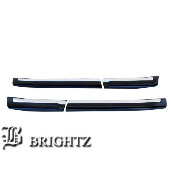 レクサス LX570 URJ201W メッキ サイド ドア モール 黒 4PC