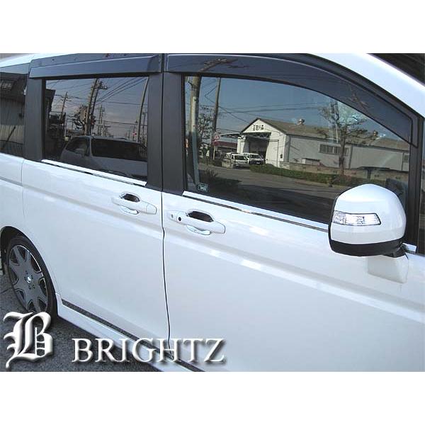 ステップワゴンスパーダ RK5 RK6 超鏡面 ステンレス メッキ ウィンドウ