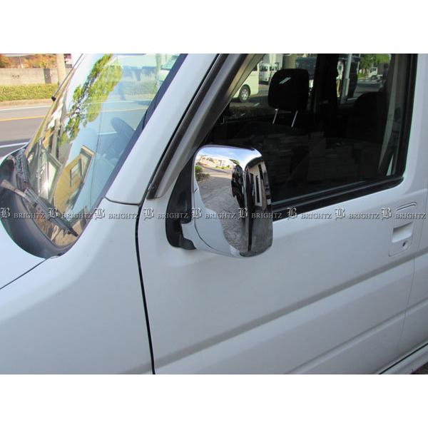 バモス HM1 HM2 1型 2型 メッキ サイド ドア ミラー カバー