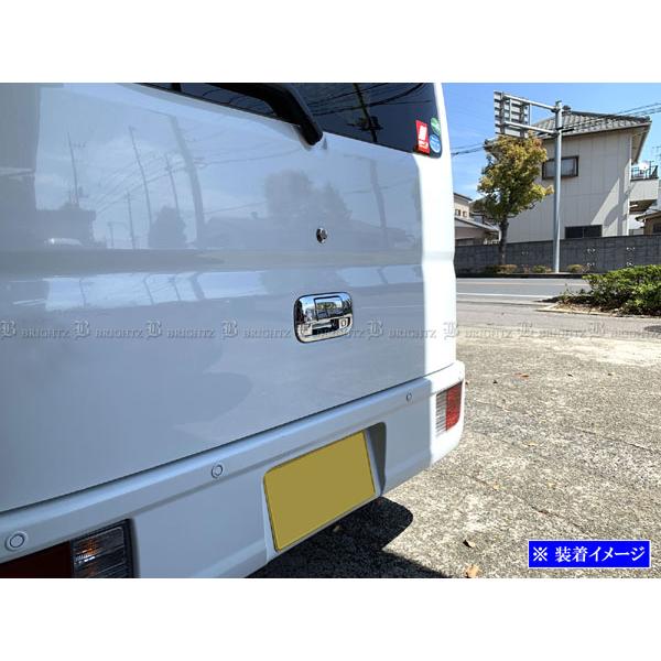 エブリイバン DA17V メッキ リア ハッチ ドア ハンドル カバー ノブ 皿