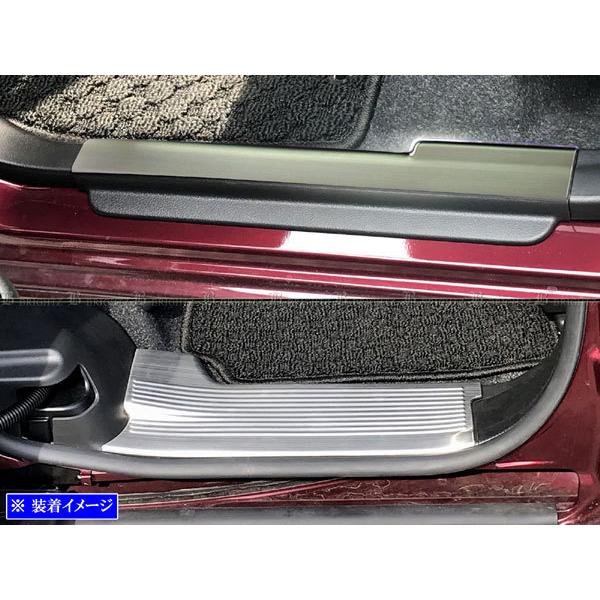ソリオバンディット MA36S MA46S ステンレス エントランス モール 4PC