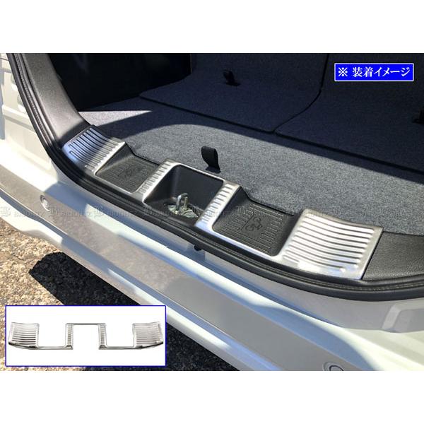 スペーシアカスタム MK54S MK94S ステンレス インナー リア バンパー フット インナー インテリア インパネ 内装 INS−FOOT−102