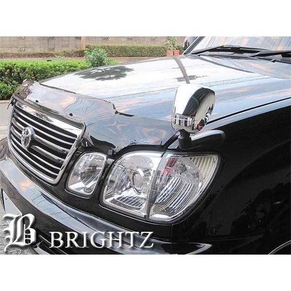 ランクル 100 HDJ101K UZJ100W メッキ フェンダー ミラー カバー