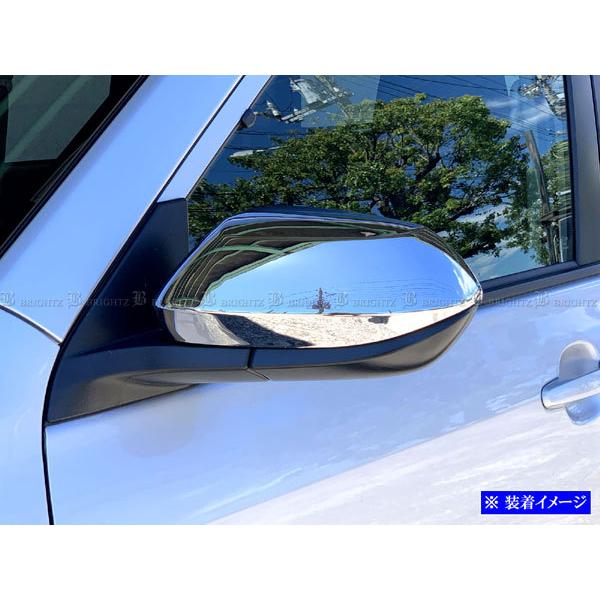 プロボックス NHP160V NSP160V メッキ サイド ドア ミラー カバー