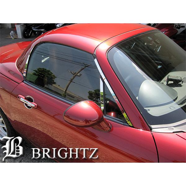 ロードスター NCEC 超鏡面 ステンレス メッキ ピラー パネル