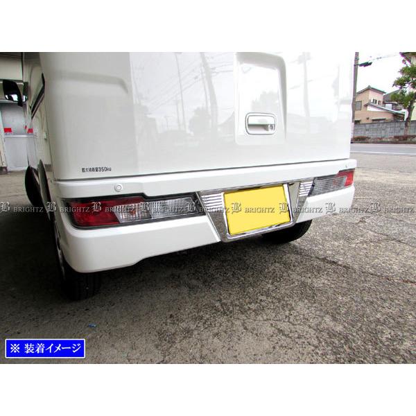 ハイゼットカーゴ S321V S331V 後期 メッキ リア ライセンス プレート