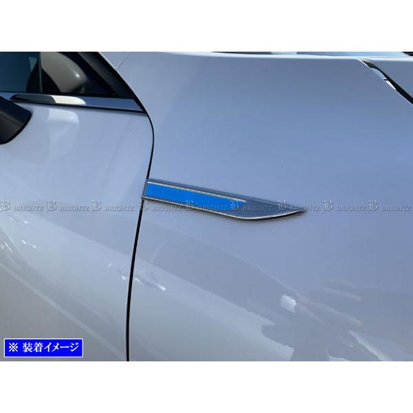 MAZDA3セダン BPEP BPFP 超鏡面 ステンレス メッキ フェンダー 