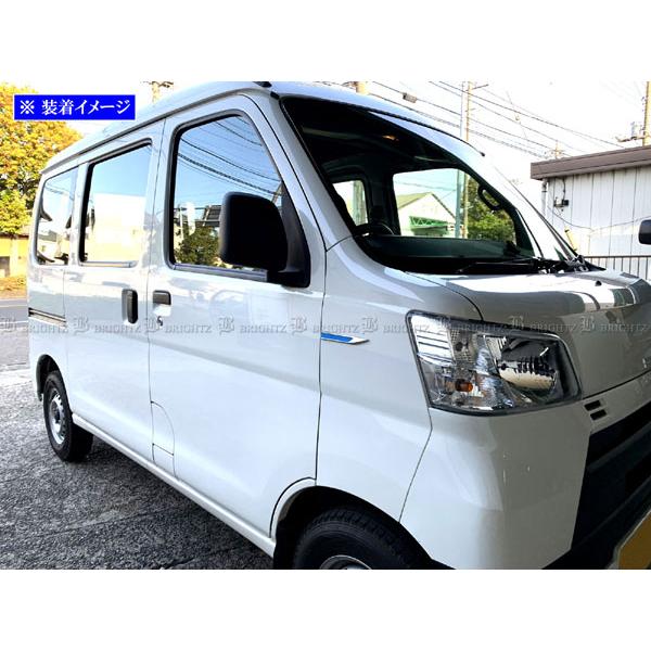 ハイゼットカーゴ S321V S331V 超鏡面 ステンレス メッキ フェンダー