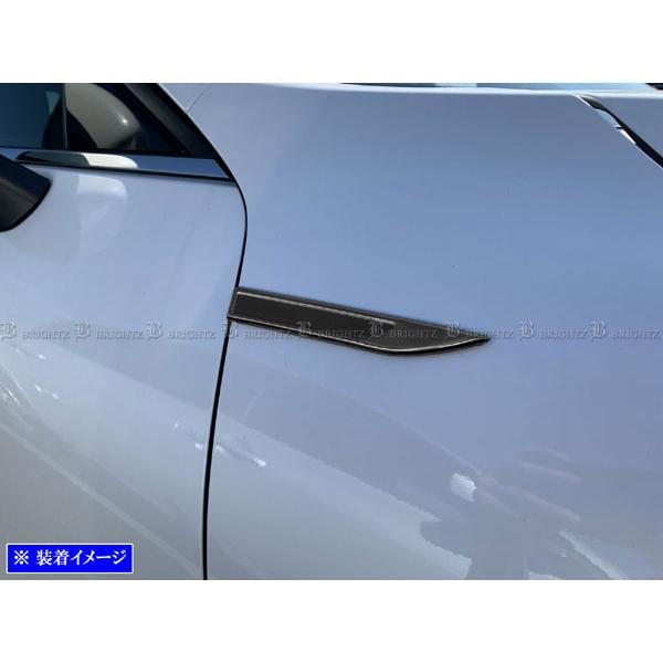 MAZDA3セダン BPEP BPFP ステンレス フェンダー ガーニッシュ 黒 