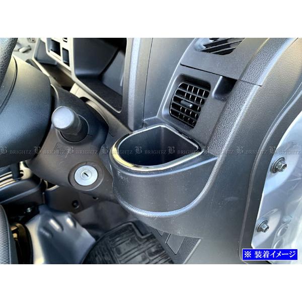 ハイゼットトラックs200pフロントフェンダートリム　ステンレス鏡面 ハイゼットトラックs200pフロントフェンダートリム ステンレス