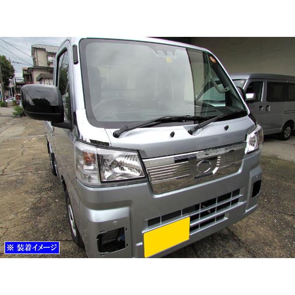 コーナーパネル　軽トラ用 軽トラ用メッキコーナーパネル 左右セット ハイゼット S500系