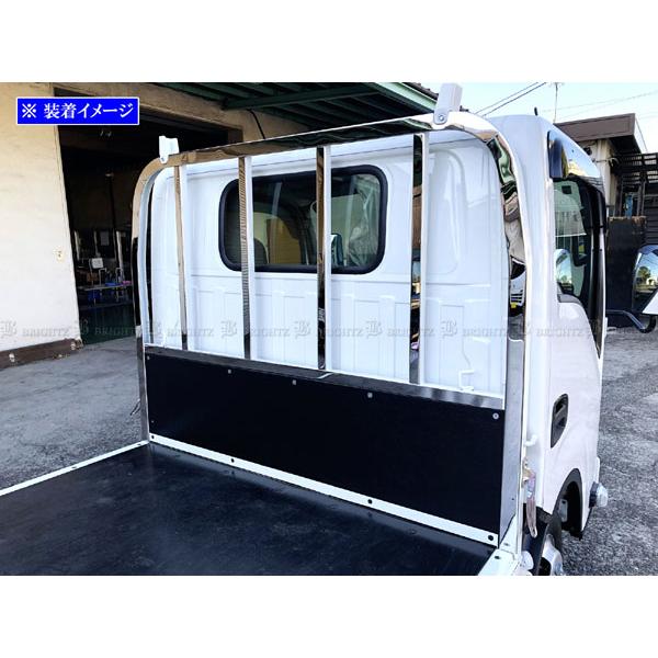 タイタン 超鏡面 ステンレス メッキ 鳥居 カバー パネル ガーニッシュ ベゼル モール トリム トリイ 荷台 リア リヤ 8PC TRUCK−L−139