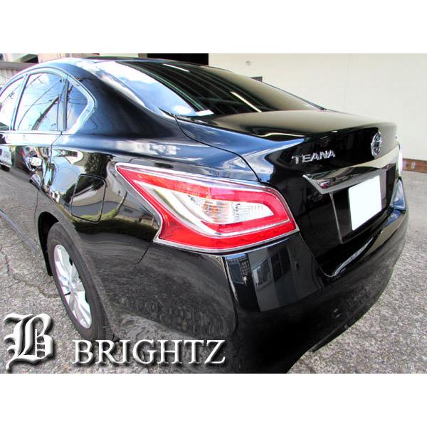 ティアナ L33 メッキ テール ライト リング ランプ ガーニッシュ