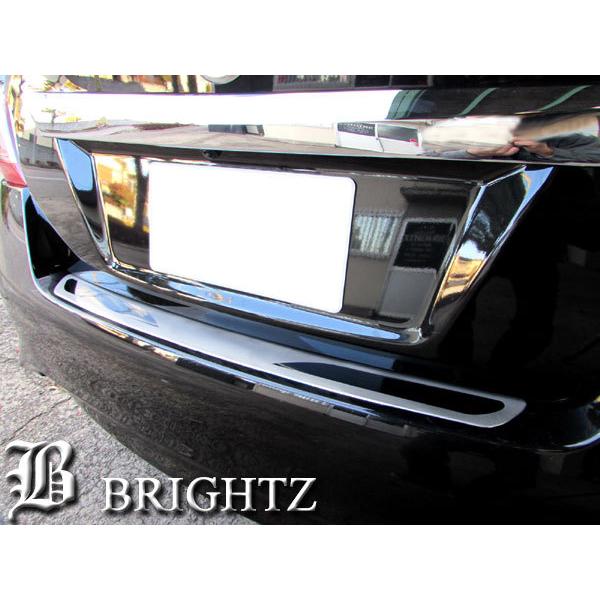 ティアナ L33 ステンレス リア バンパー フット プレート リヤ