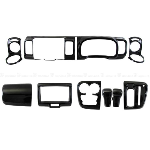 NV100クリッパーバン DR17V インテリア パネル セット ピアノブラック