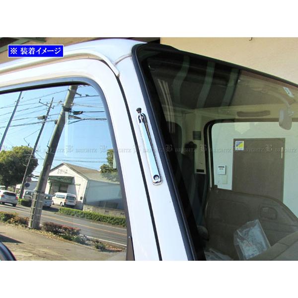 UDトラックス カゼット メッキ アンテナ カバー バンパー モール トリム TRUCK−S−022