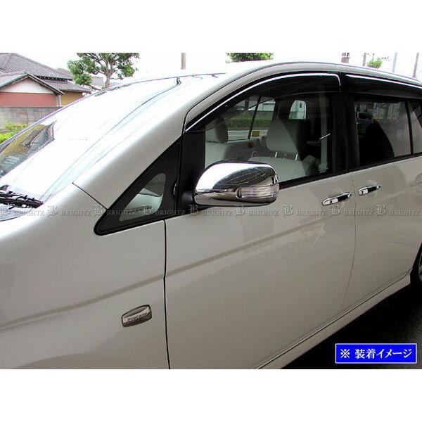 アイシス ZGM10G ZGM11G メッキ サイド ドア ミラー カバー E 