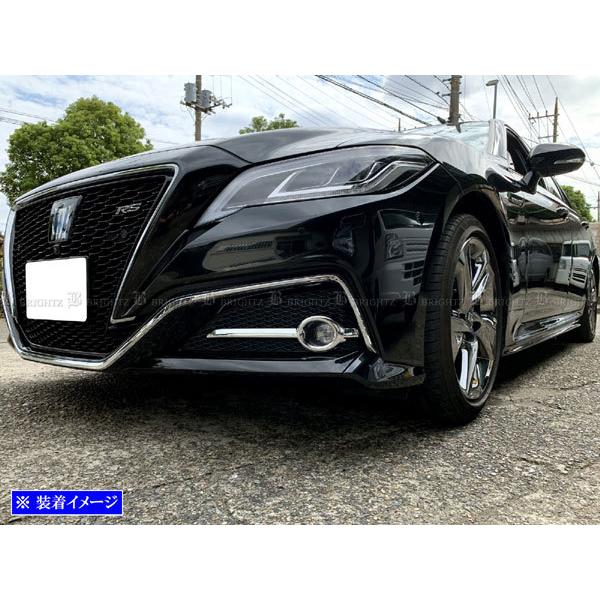 クラウン ARS220 メッキ フォグ ライト ランプ カバー FOG−COV−313