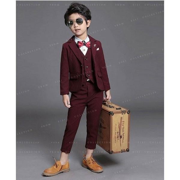 フォーマルスーツ子供スーツ男の子キッズ子供服制服4点セット入園式入学式発表会結婚式七五三卒業式卒園式 Www Legheleggere Com
