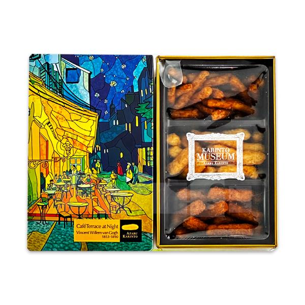 名画と共に時を楽しむ「KARINTO MUSEUM」シリーズ。おみやげ袋もお付けしておりますのでおもたせにもお使いいただけます。ポイント利用にもお使いください。