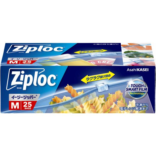 他サイト： Ziploc ジップロック イージージッパー M 25枚の商品画像