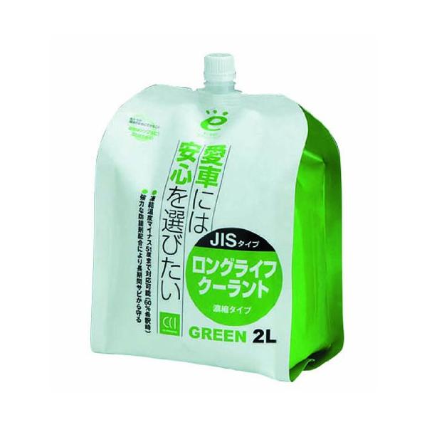 シーシーアイ(CCI) CCI 車用 ラジエーター冷却液 LLC ロングライフ クーラント エコロジーパック 原液タイプ JIS規格適合 グ