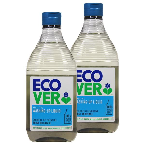 他サイト： まとめ買いECOVER(エコベール) エコベール 食器用洗剤 本体 カモミールの香り 450ml×2個 ecover 手に優しい 植物由来の商品画像