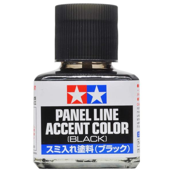 他サイト： タミヤ アクリル スミ入れ塗料 40ml ブラック 87131-000の商品画像