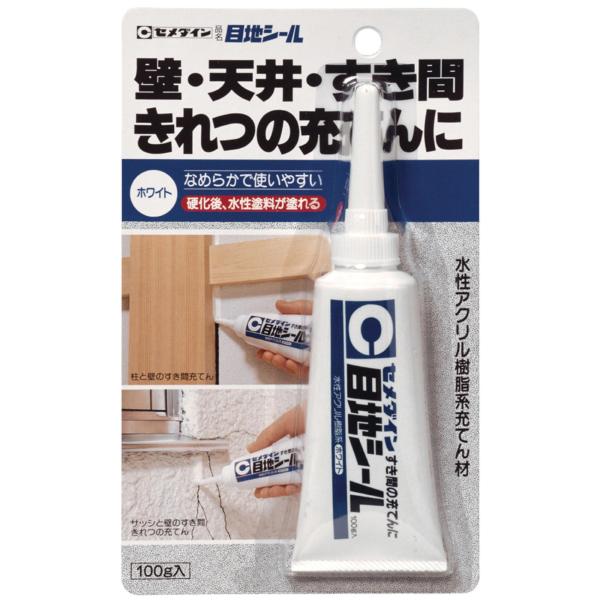 他サイト： セメダイン すき間・きれつ用充てん 目地シール 100g ホワイト HJ-137の商品画像