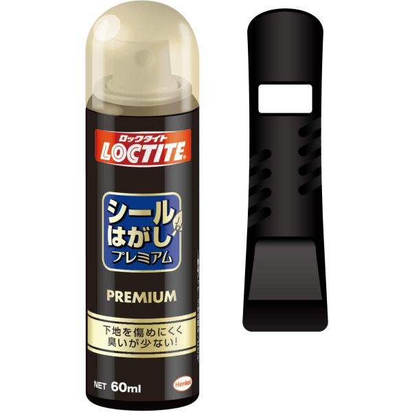 他サイト： LOCTITE(ロックタイト) シールはがし プレミアム 60ml - はがれにくいテープはがしやステッカーの除去、テープ跡の粘着剤のベタつの商品画像