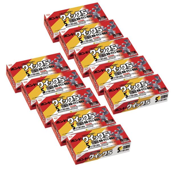 他サイト： コニシ ボンド クイック5 80gセット 10セット入り #16131の商品画像