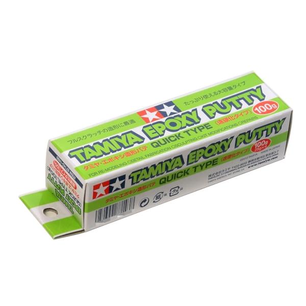 他サイト： タミヤ メイクアップ材シリーズ No.143 エポキシ造形パテ(速硬化タイプ) 100g 模型用素材 87143の商品画像