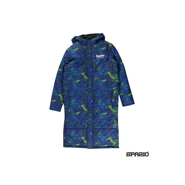 【中古】 【新品】Spazio ベンチコート 140センチ ネイビー 中綿 - コート