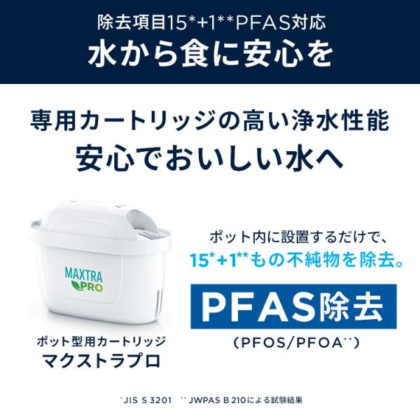 ���� �u���^ �J�[�g���b�W 6�Z�b�g �򐅊� brita �}�N�X�g���v�� PFAS (PFOS/PFOA) ���� ���i�摜5