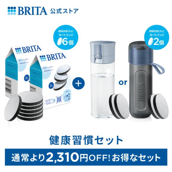 BRITA 【熱中症対策セット】 交換用 マイクロディスクフィルター