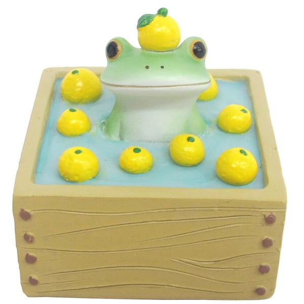 他サイト： コポー　ゆず湯であったか（72470）カエル・フィギュア （ラッピング不可）（宅配便全国一律520円/普通郵便215円）の商品画像